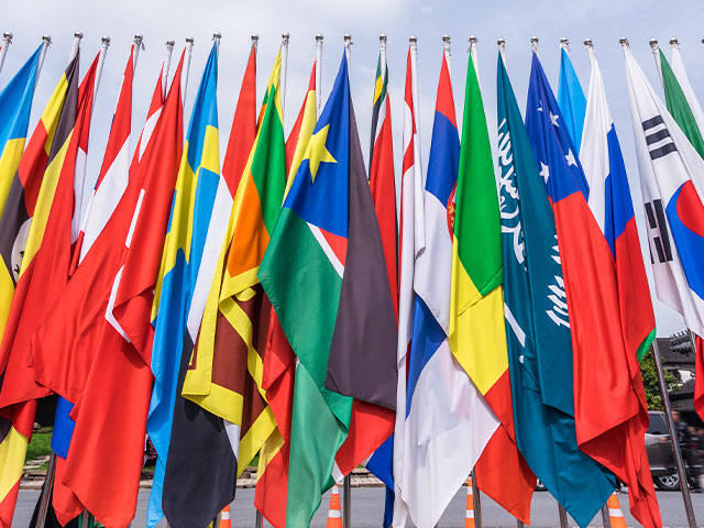 International flags