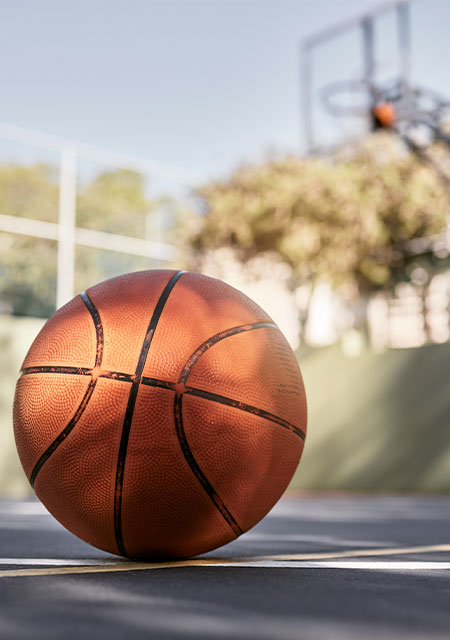 outdoor basketball court