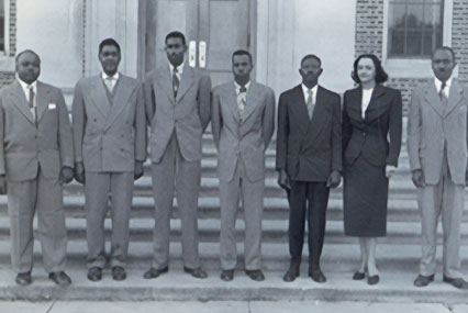 The first class at FAMU College of Law graduates in 1954