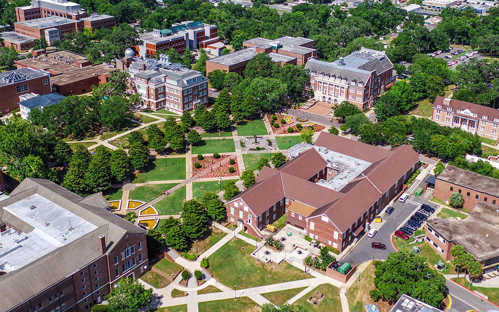 Aerial View of Florida A&M University's Campus