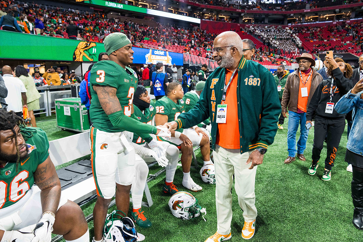 winning handshake