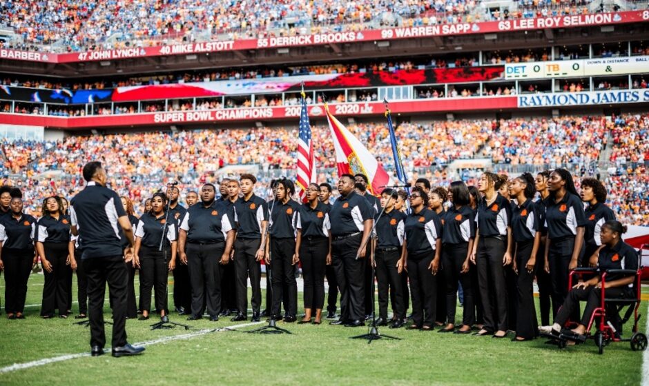 FAMU Concert Choir at Tampa Bay Buccaneers Stadium