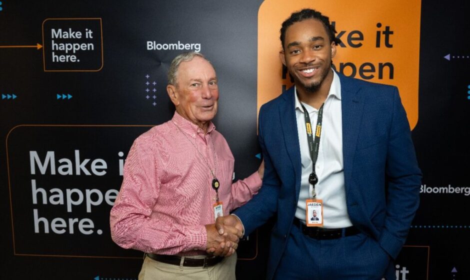 Jaeden Pattern and Mike Bloomberg