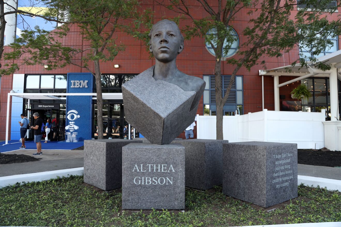 The U.S. Tennis Association unveiled a statue of tennis legend and FAMU alumna Althea Gibson on Monday, Aug. 26 2019.