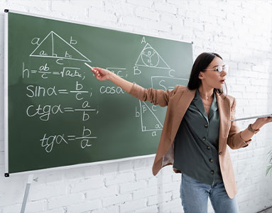Equipping educators for the numbers game: Pursue your passion for teaching math with us.