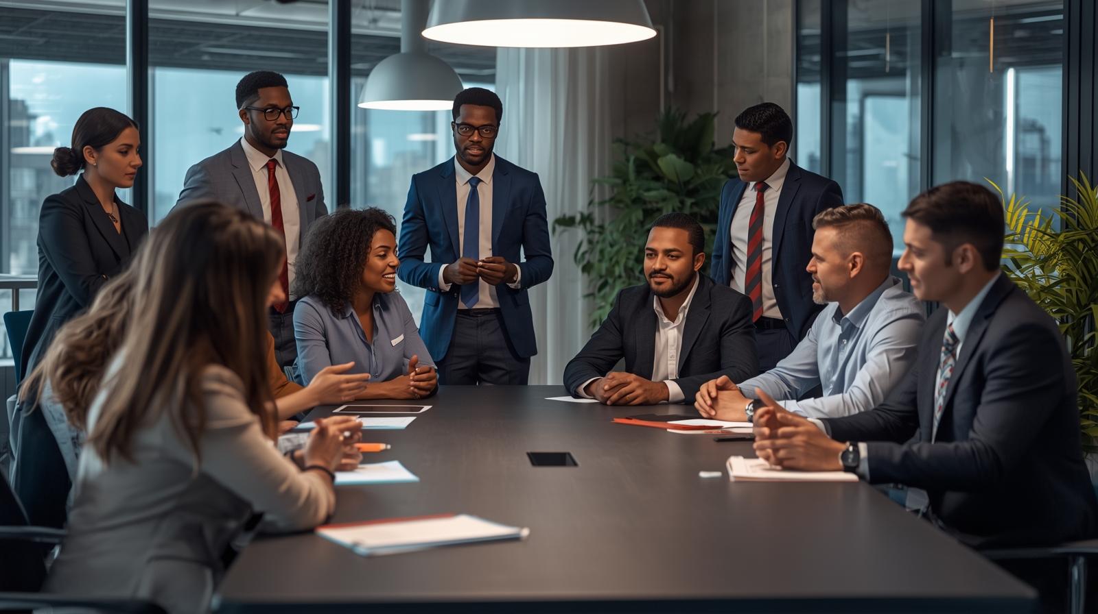 Young african american man using a laptop