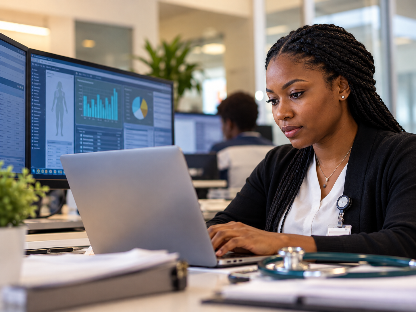 Healthcare Data Anaylst at Work
