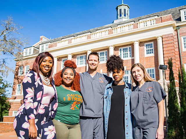 Diverse group of FAMU Students