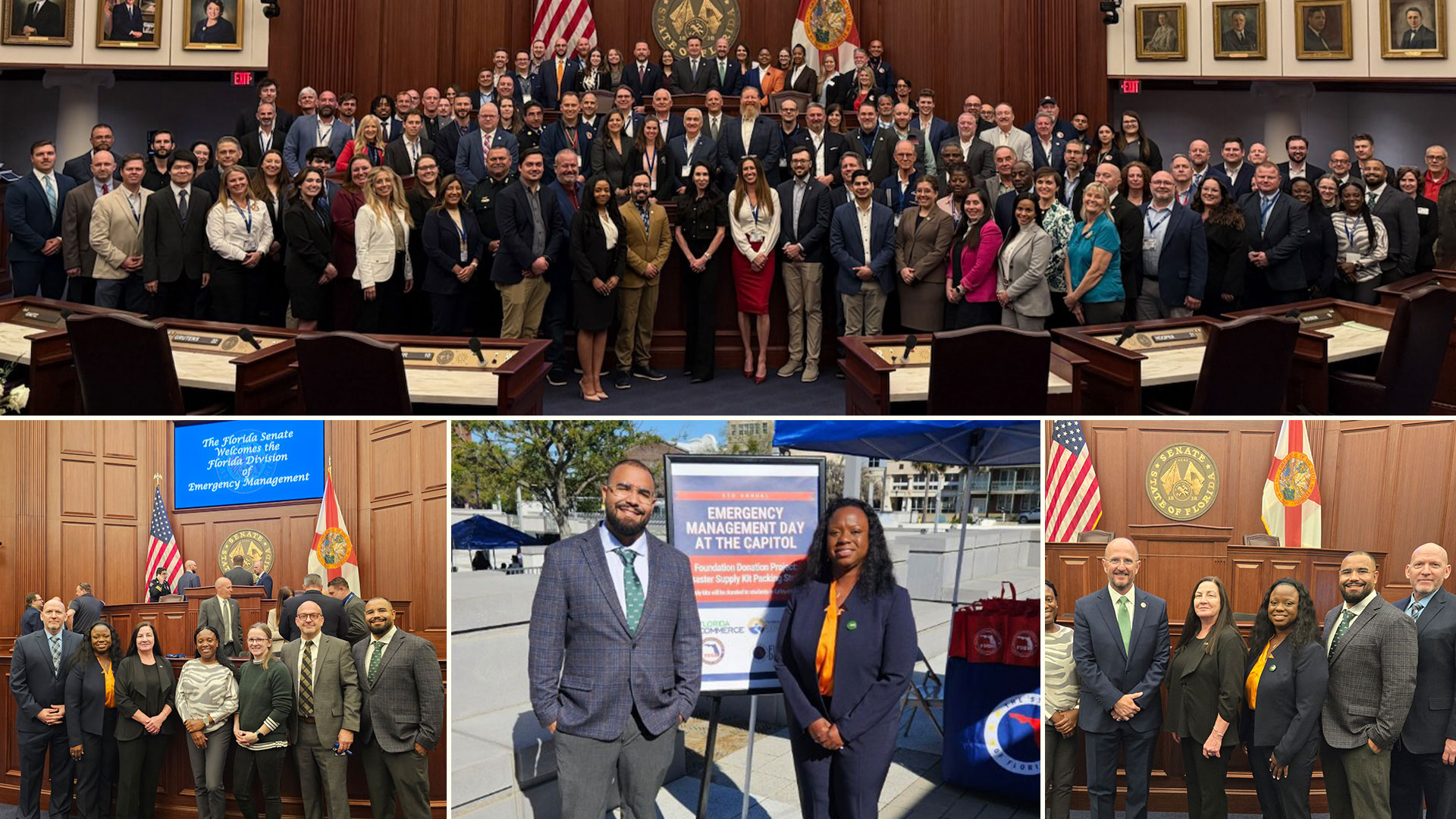 Florida's Emergency Management Day at the Capitol Collage