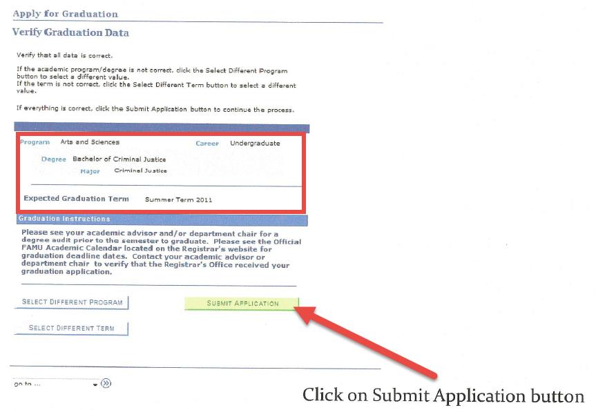 Apply for Graduation