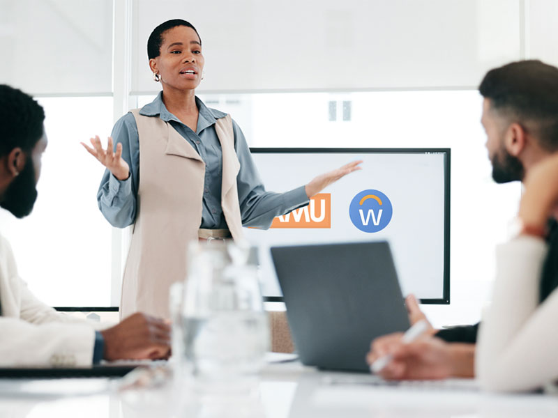 Woman Conducting Training Session