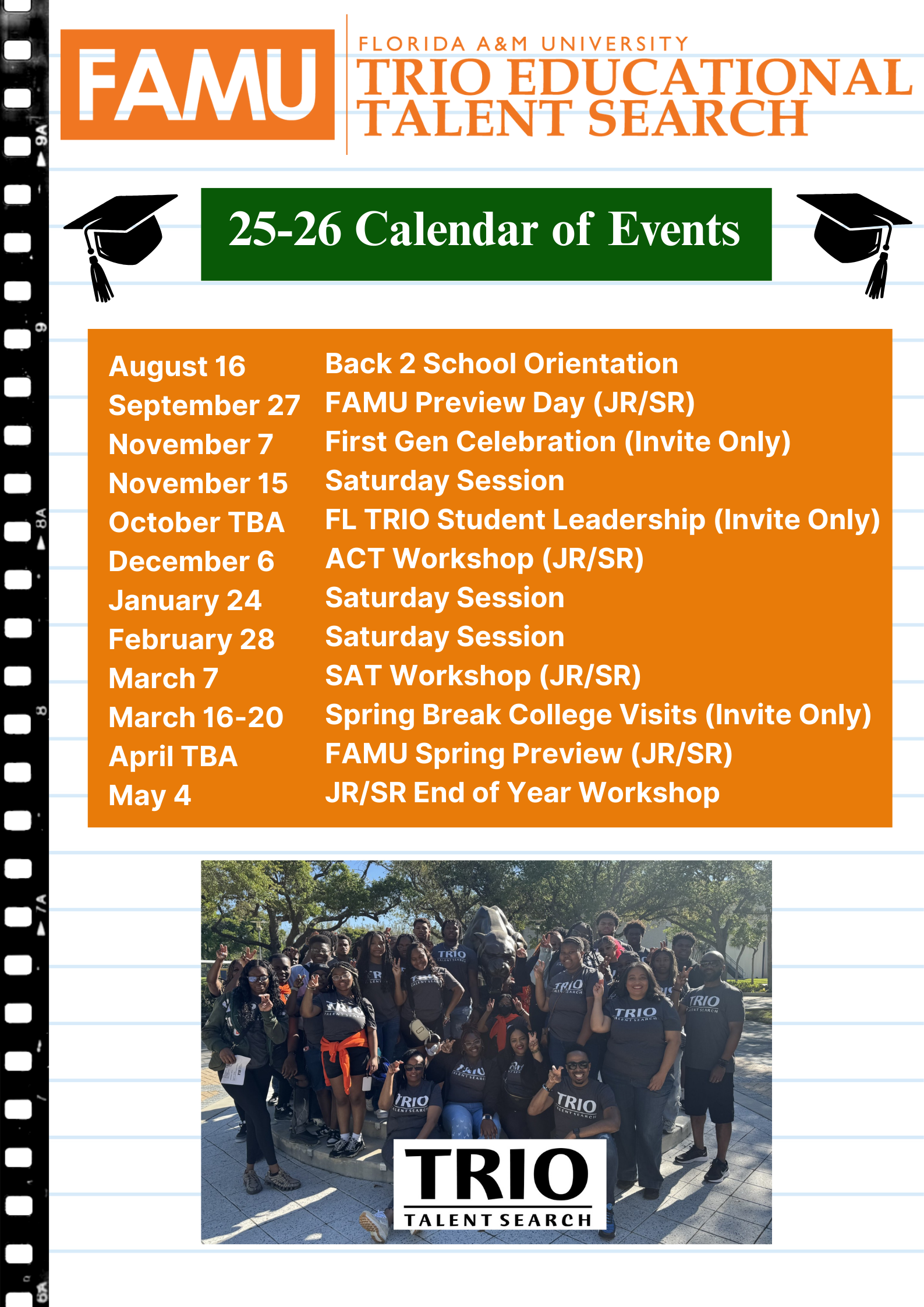 TRIO Calendar