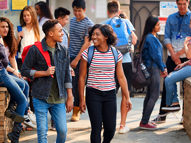 Students Outside