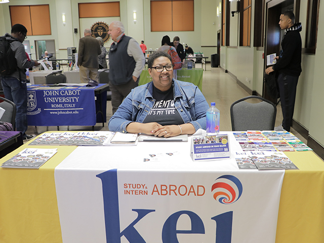 study abroad week table