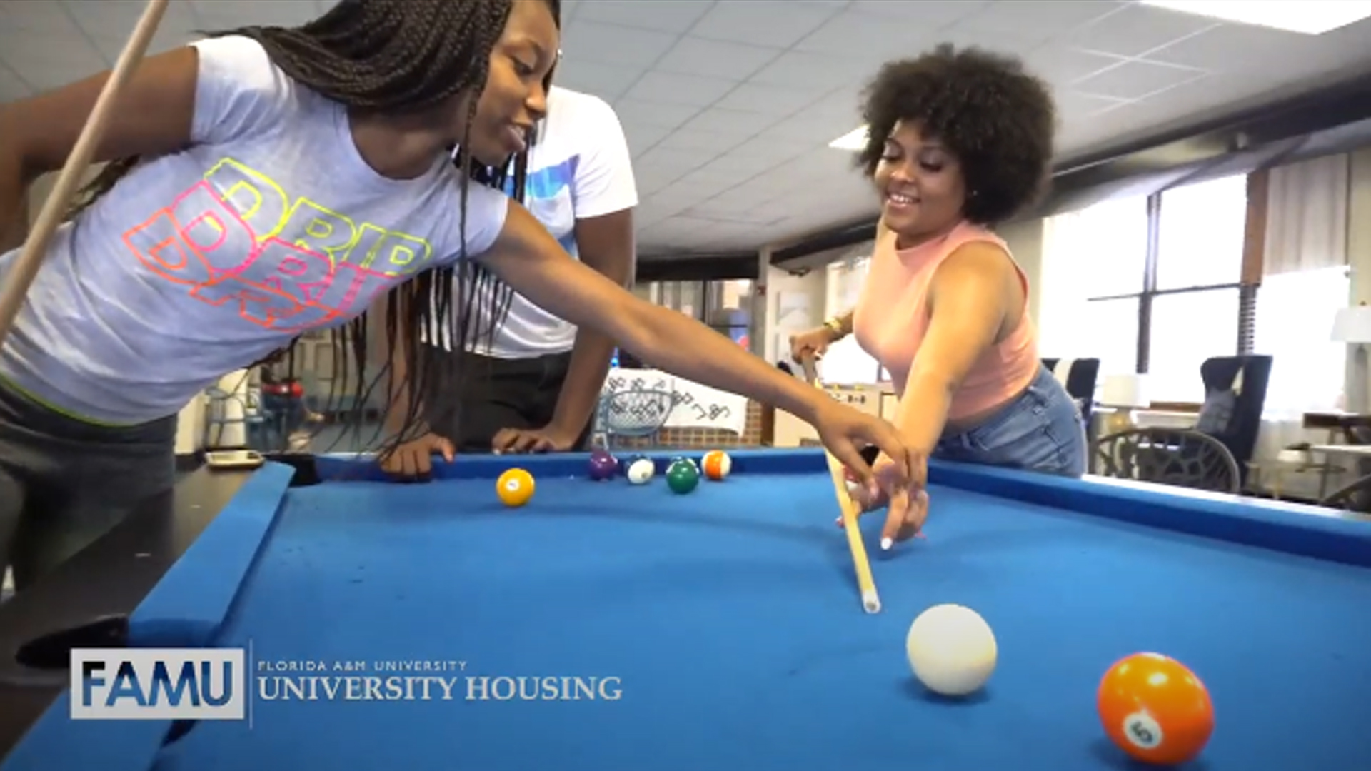 Students hanging out in Gibbs Hall