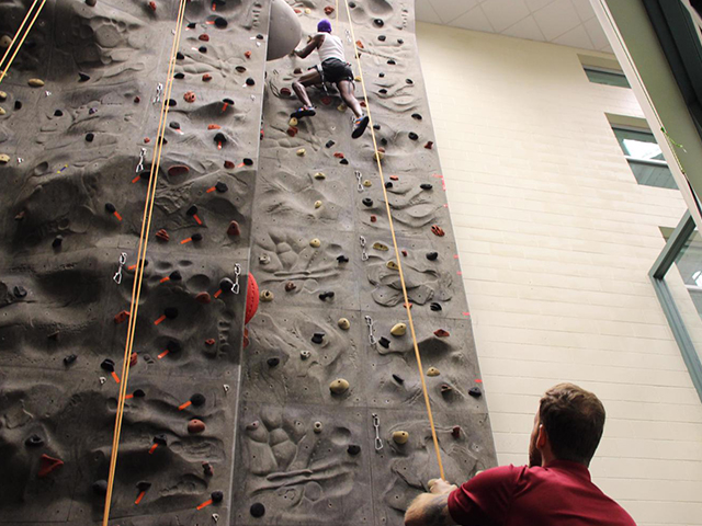 rock climbing